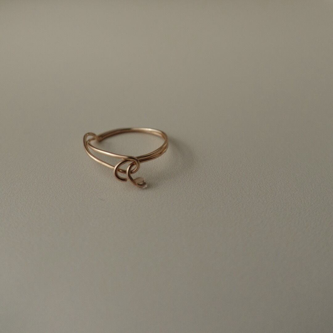 moon ring／14KGF ジュエリーポーチ付き