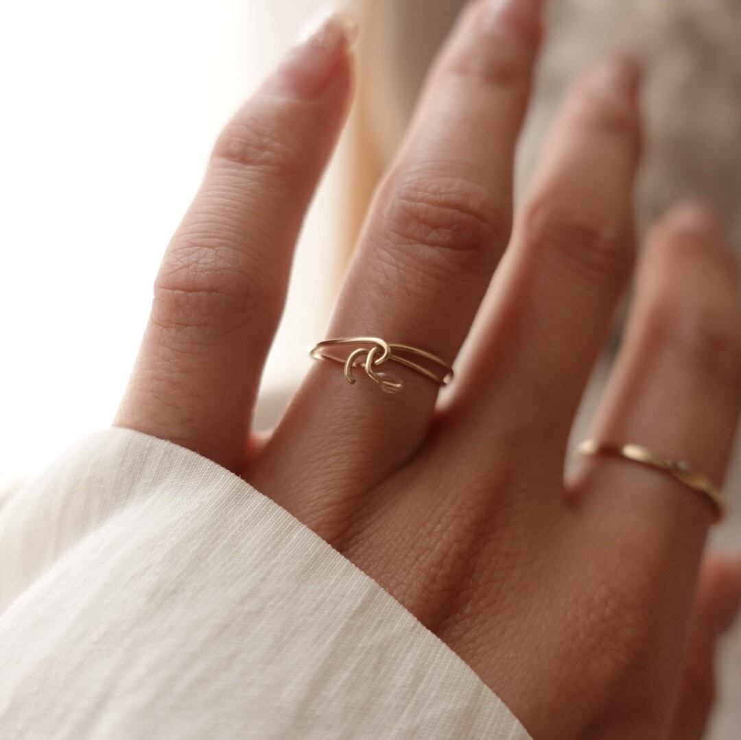 moon ring／14KGF ジュエリーポーチ付き