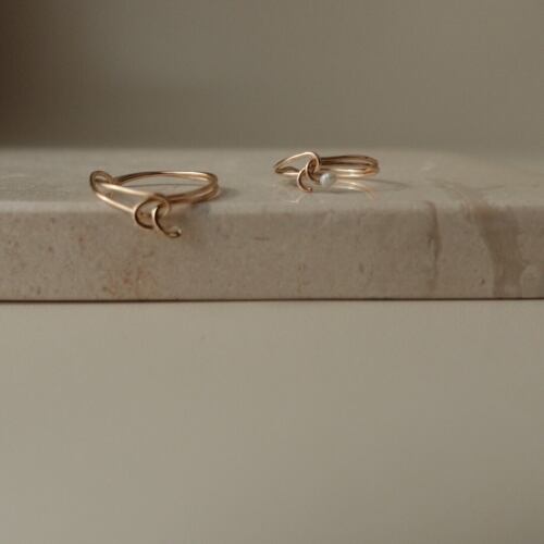 moon ring／14KGF ジュエリーポーチ付き