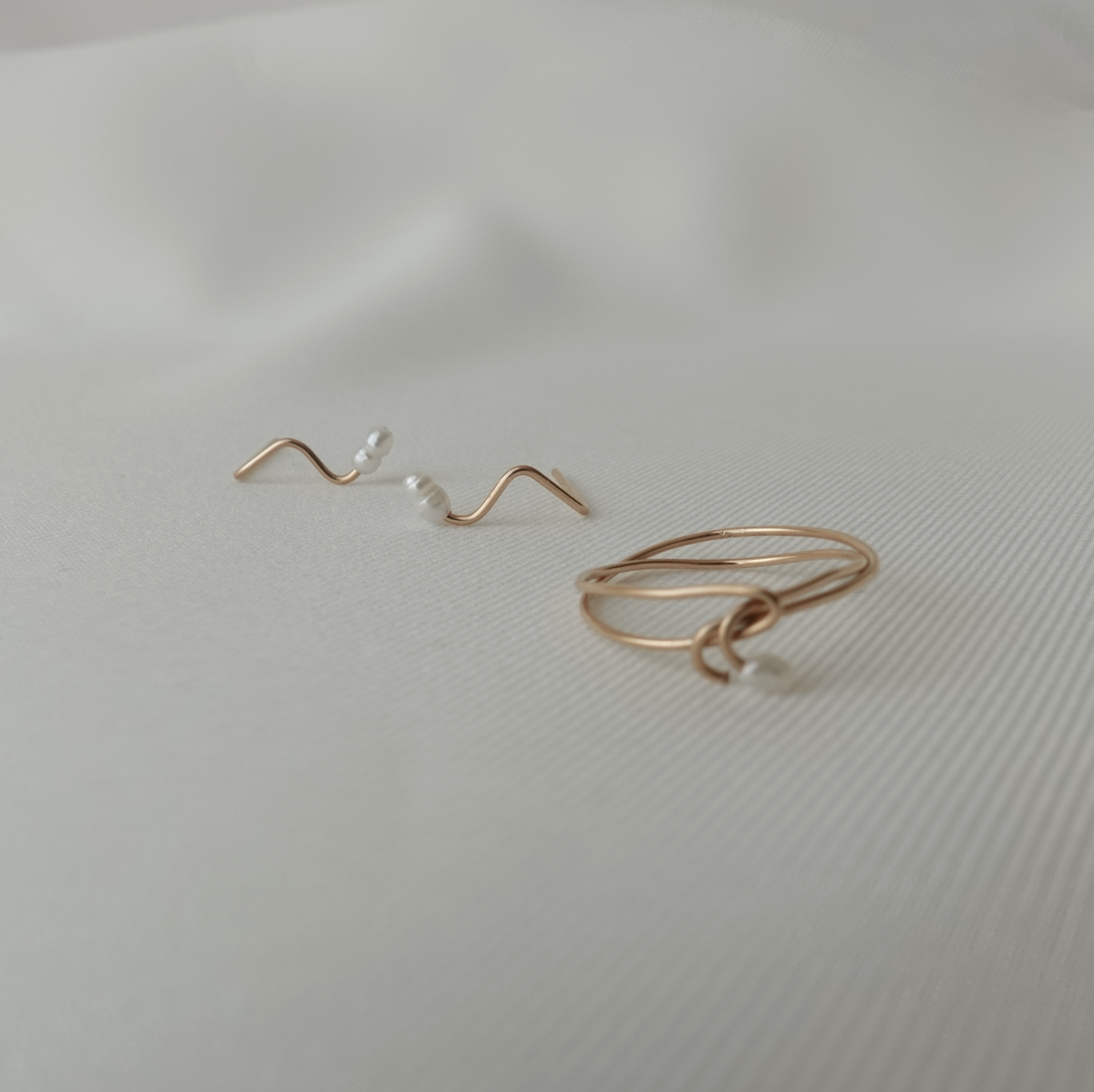 moon ring／14KGF