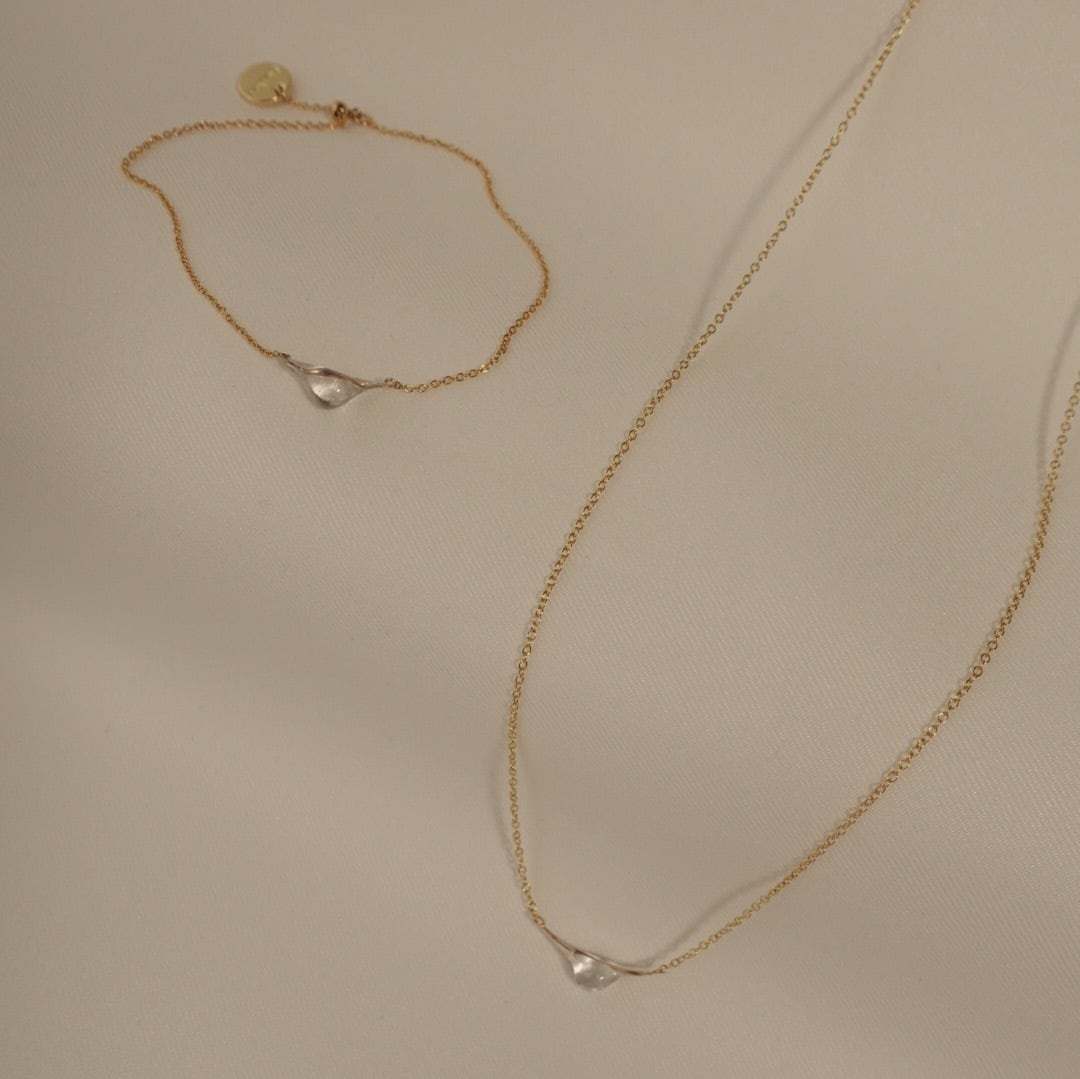 drop bracelet：ブレスレット　14KGF ジュエリーポーチ付き
