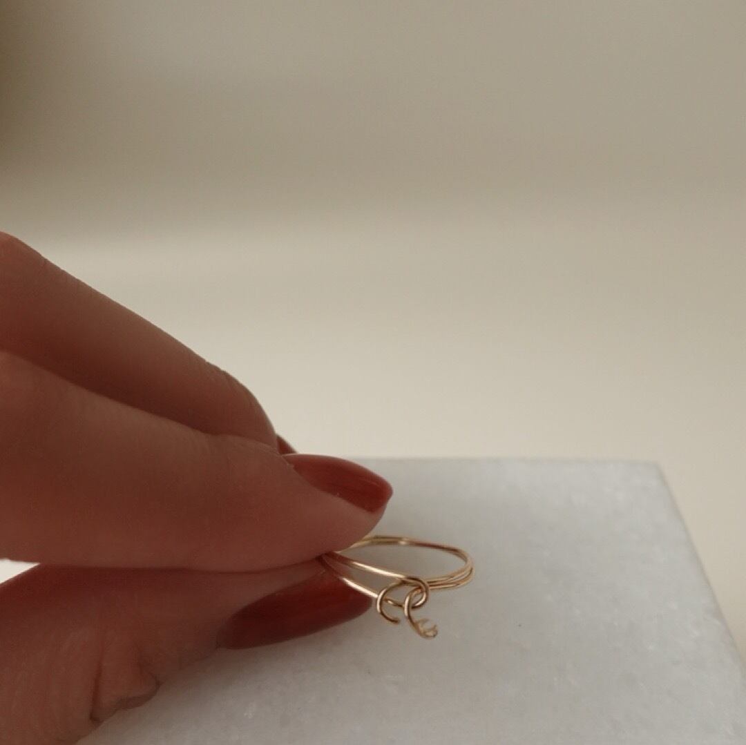 moon ring／14KGF ジュエリーポーチ付き